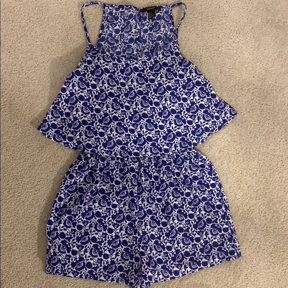 Forever 21 Floral Romper